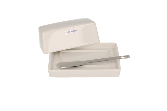Butter Dish - White