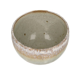 Artisanal Matcha Bowl - Blue Crackle - 0