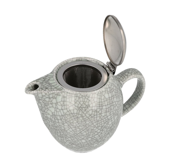 ZERO JAPAN Teapot Crackle Blue Grey 350 ml