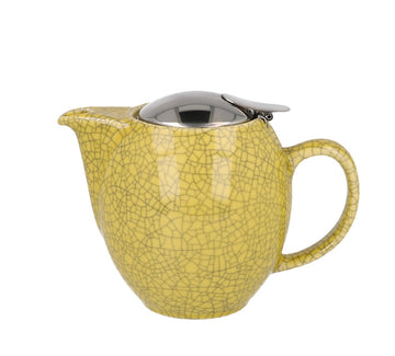 Teapot 350 ml - Crackle Yellow