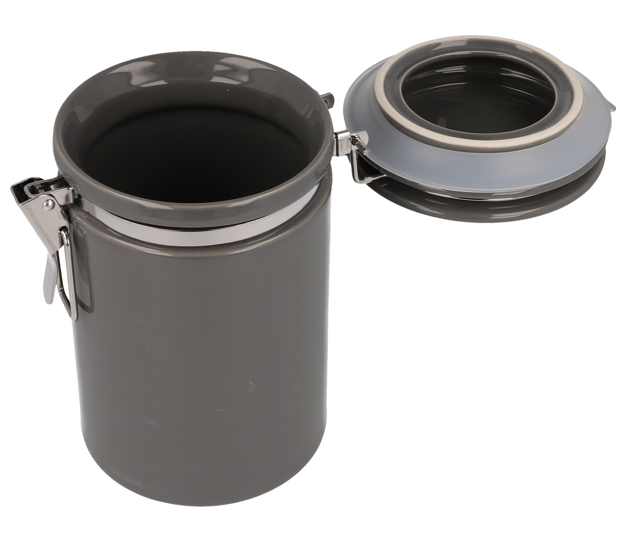Coffee Canister Steel Grey-2