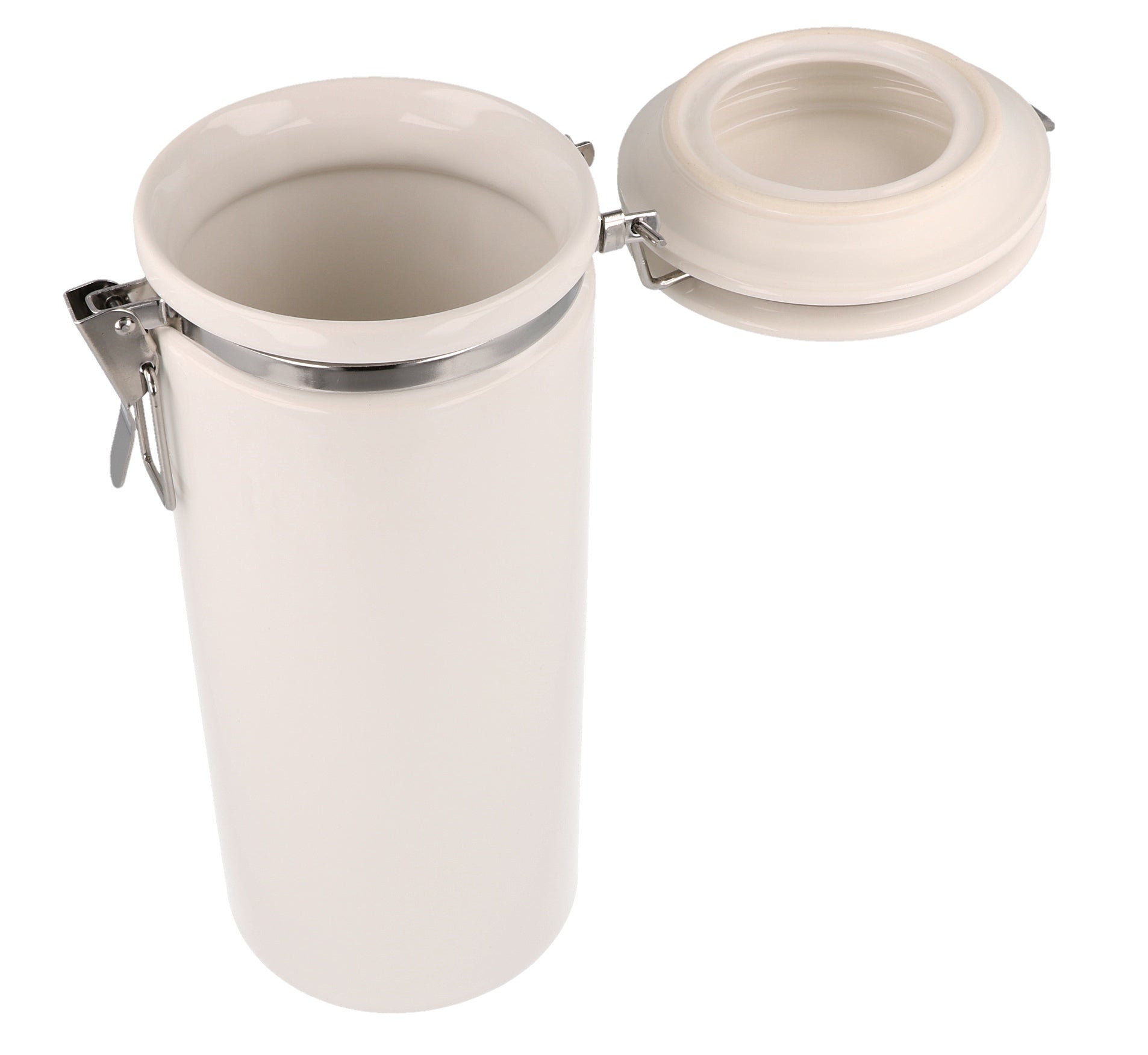 Coffee Canister White Large-2
