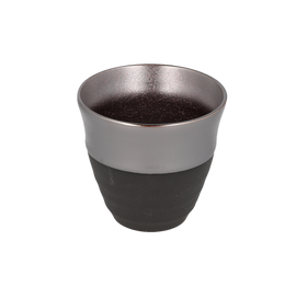 ZERO JAPAN Teacup Silver Black 160 ml